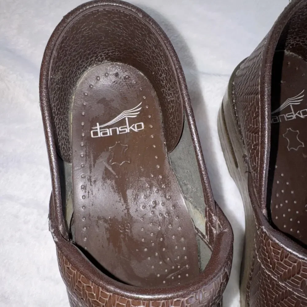 Dansko brown leather